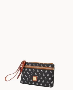 MLB Orioles Double Zip Wristlet
