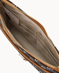 MLB Orioles Double Zip Wristlet