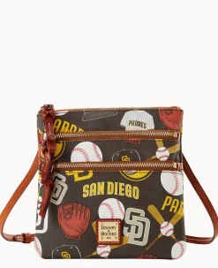 MLB Padres N S Triple Zip Crossbody