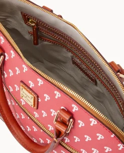 MLB Phillies Domed Zip Satchel