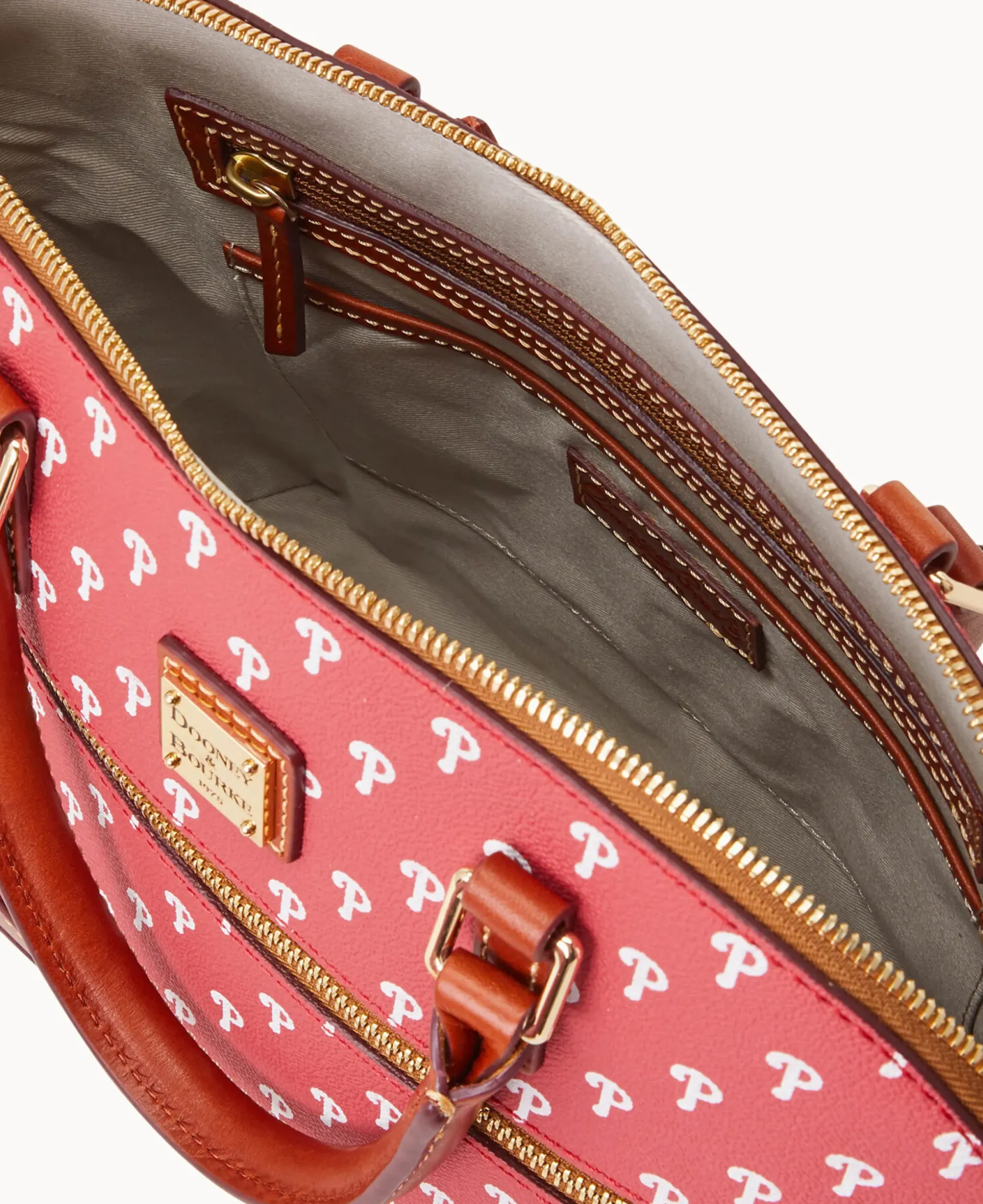 MLB Phillies Domed Zip Satchel