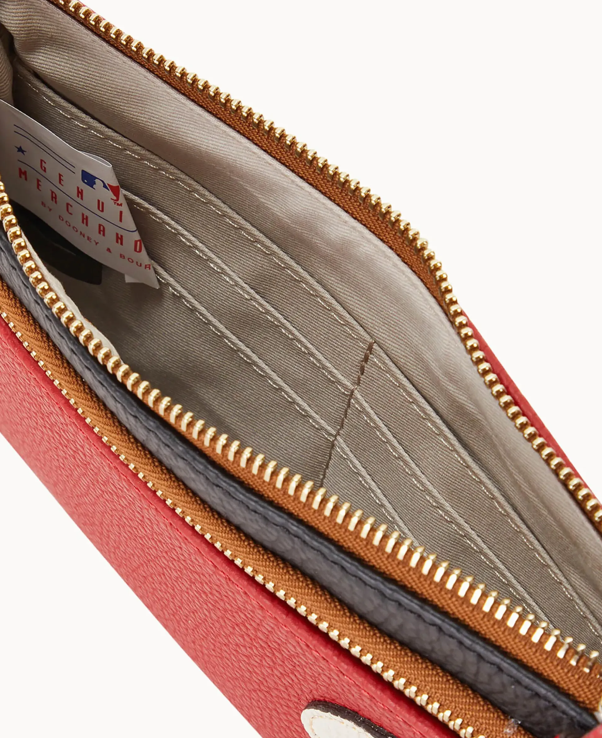 MLB Phillies Double Zip Wristlet