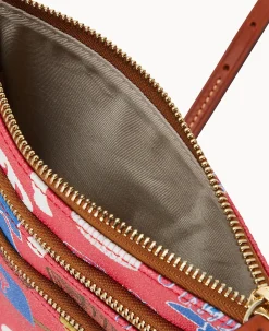 MLB Phillies N S Triple Zip Crossbody