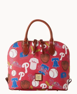 MLB Phillies Zip Zip Satchel