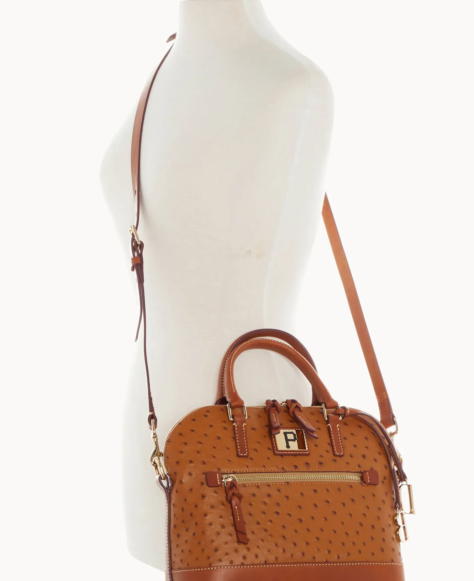 MLB Pirates Domed Zip Satchel