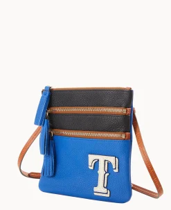 MLB Rangers Triple Zip Crossbody
