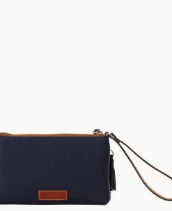 MLB Rays Double Zip Wristlet