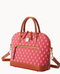 MLB Red Sox Domed Zip Satchel