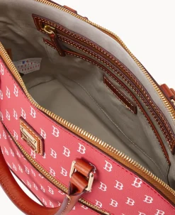 MLB Red Sox Domed Zip Satchel