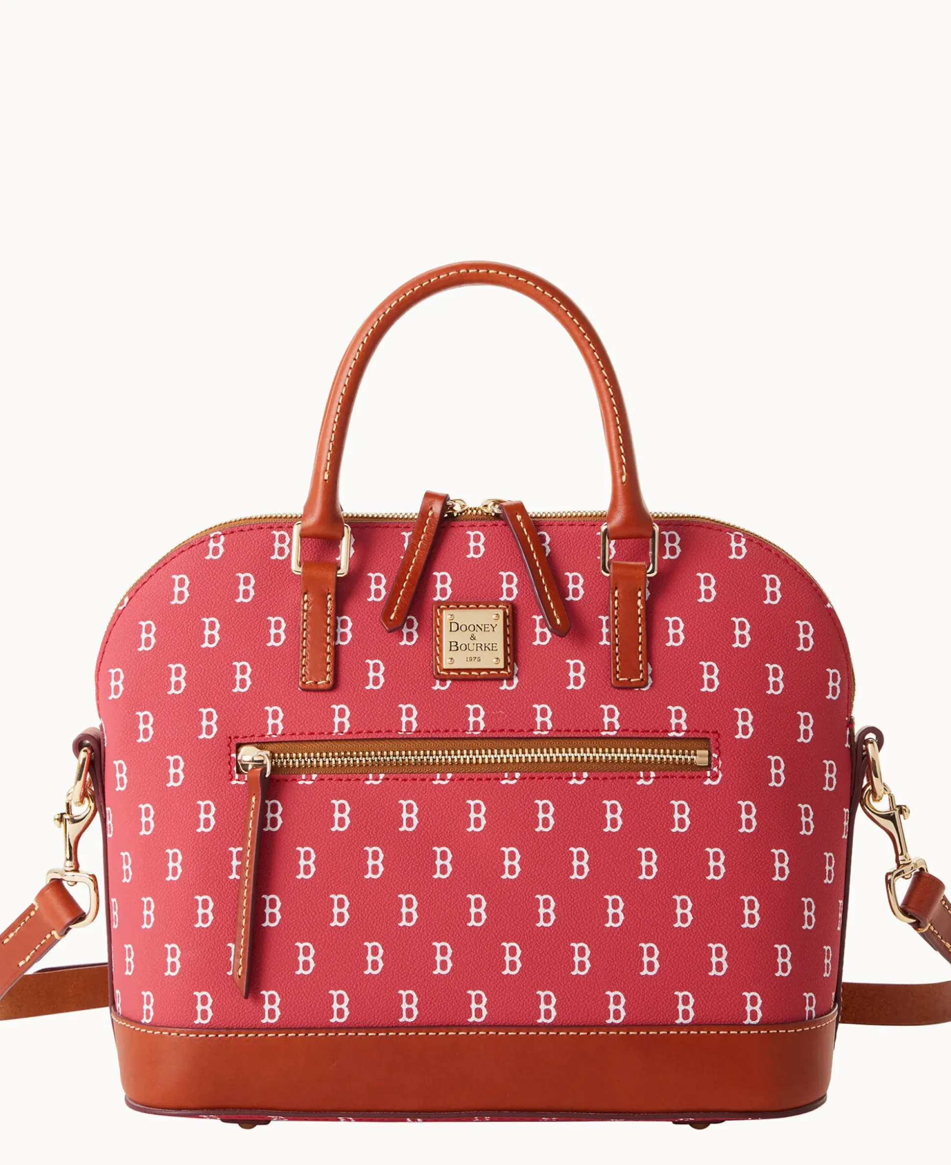 MLB Red Sox Domed Zip Satchel
