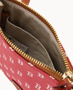 MLB Red Sox Small North South Top Zip Crossbody