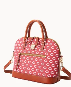 MLB Reds Domed Zip Satchel