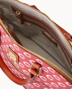MLB Reds Domed Zip Satchel