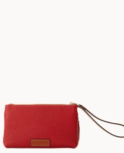 MLB Reds Double Zip Wristlet
