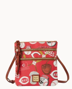 MLB Reds N S Triple Zip Crossbody