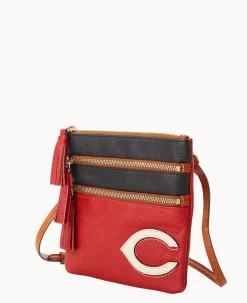 MLB Reds Triple Zip Crossbody