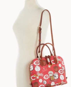 MLB Reds Zip Zip Satchel