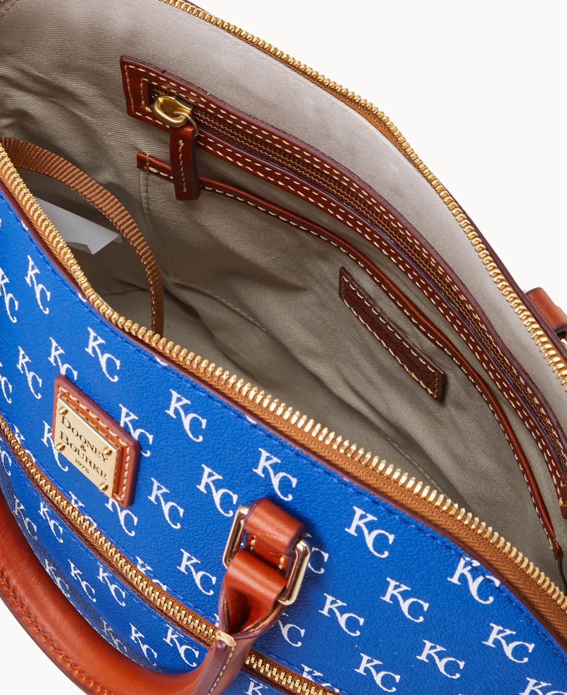 MLB Royals Domed Zip Satchel