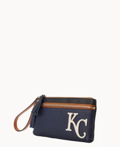 MLB Royals Double Zip Wristlet