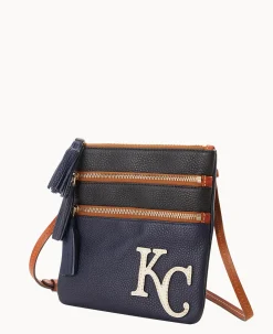 MLB Royals Triple Zip Crossbody