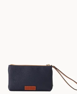MLB Tigers Double Zip Wristlet