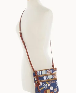 MLB Tigers N S Triple Zip Crossbody