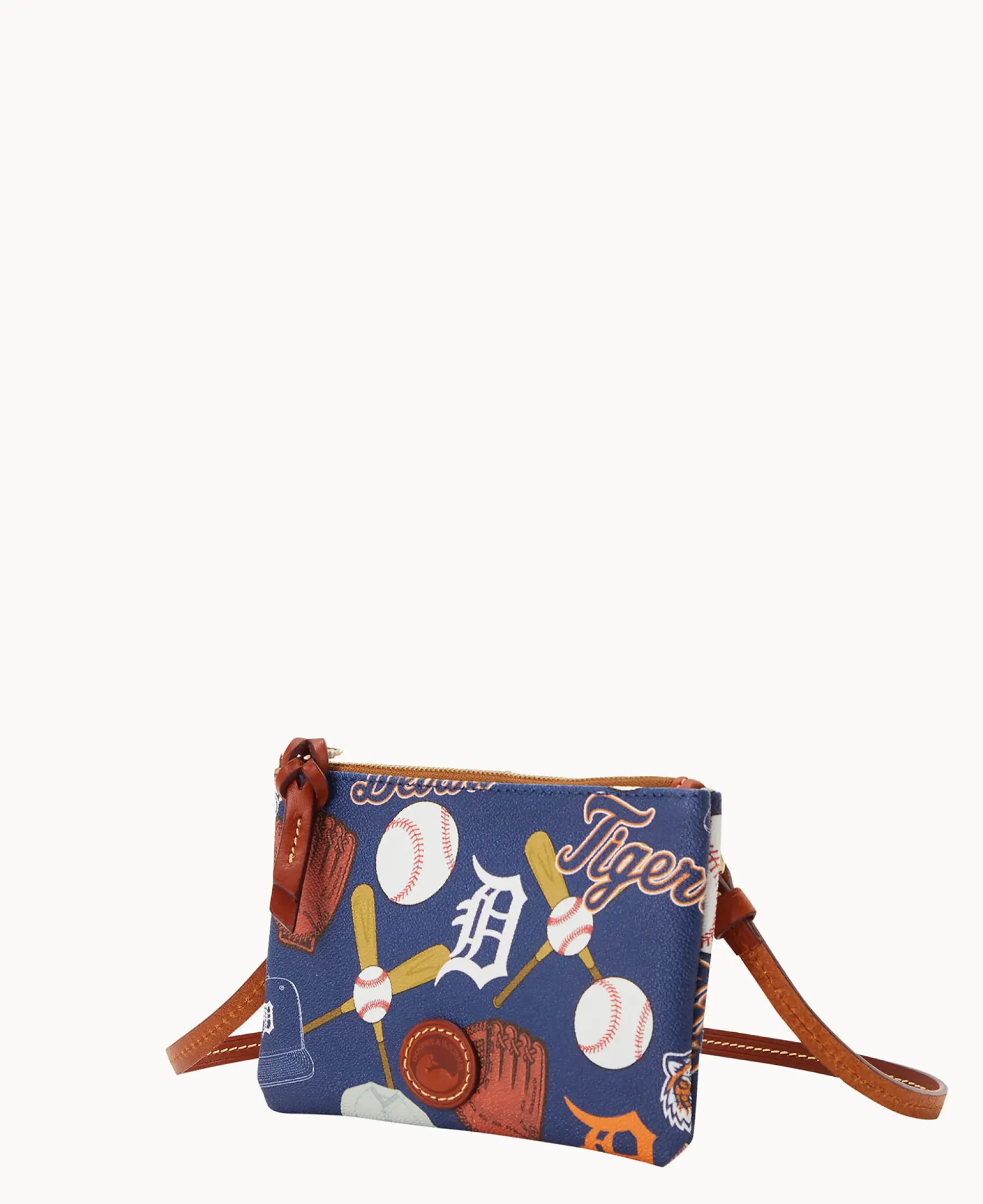 MLB Tigers Top Zip Crossbody