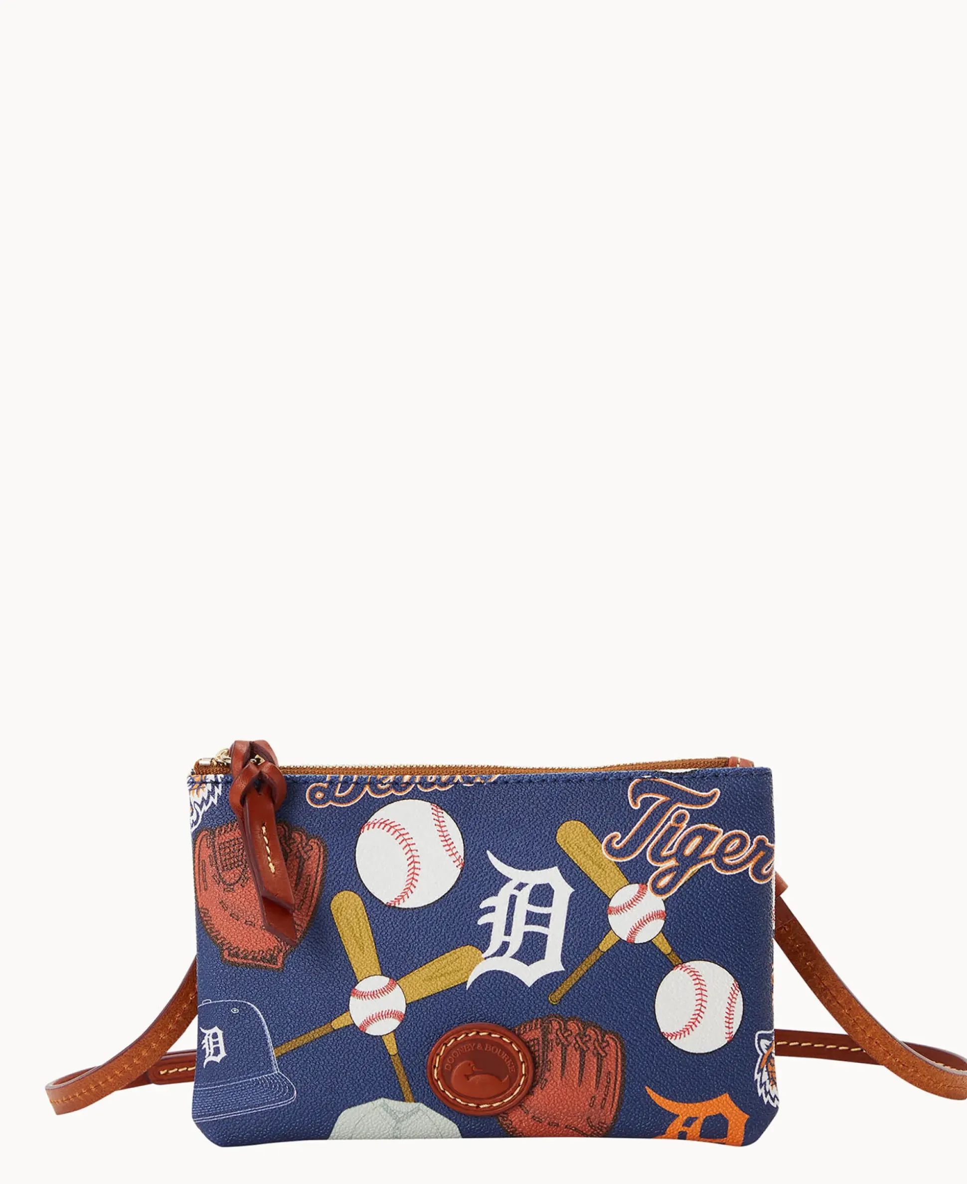 MLB Tigers Top Zip Crossbody