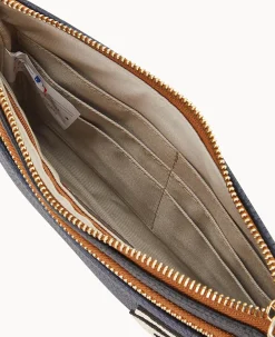 MLB Twins Double Zip Wristlet