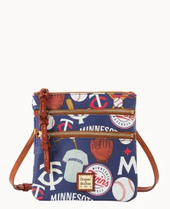 MLB Twins N S Triple Zip Crossbody