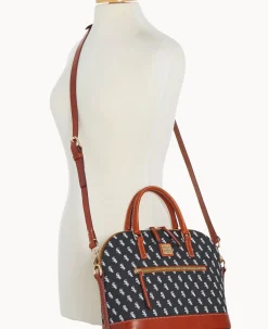 MLB White Sox Domed Zip Satchel