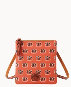 NFL Bengals Small North South Top Zip Crossbody