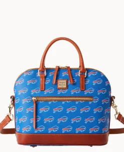 NFL Bills Domed Zip Satchel