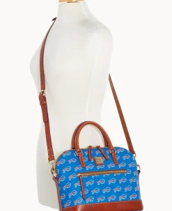 NFL Bills Domed Zip Satchel
