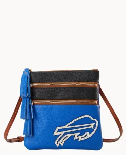 NFL Bills Triple Zip Crossbody
