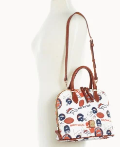NFL Broncos Zip Zip Satchel
