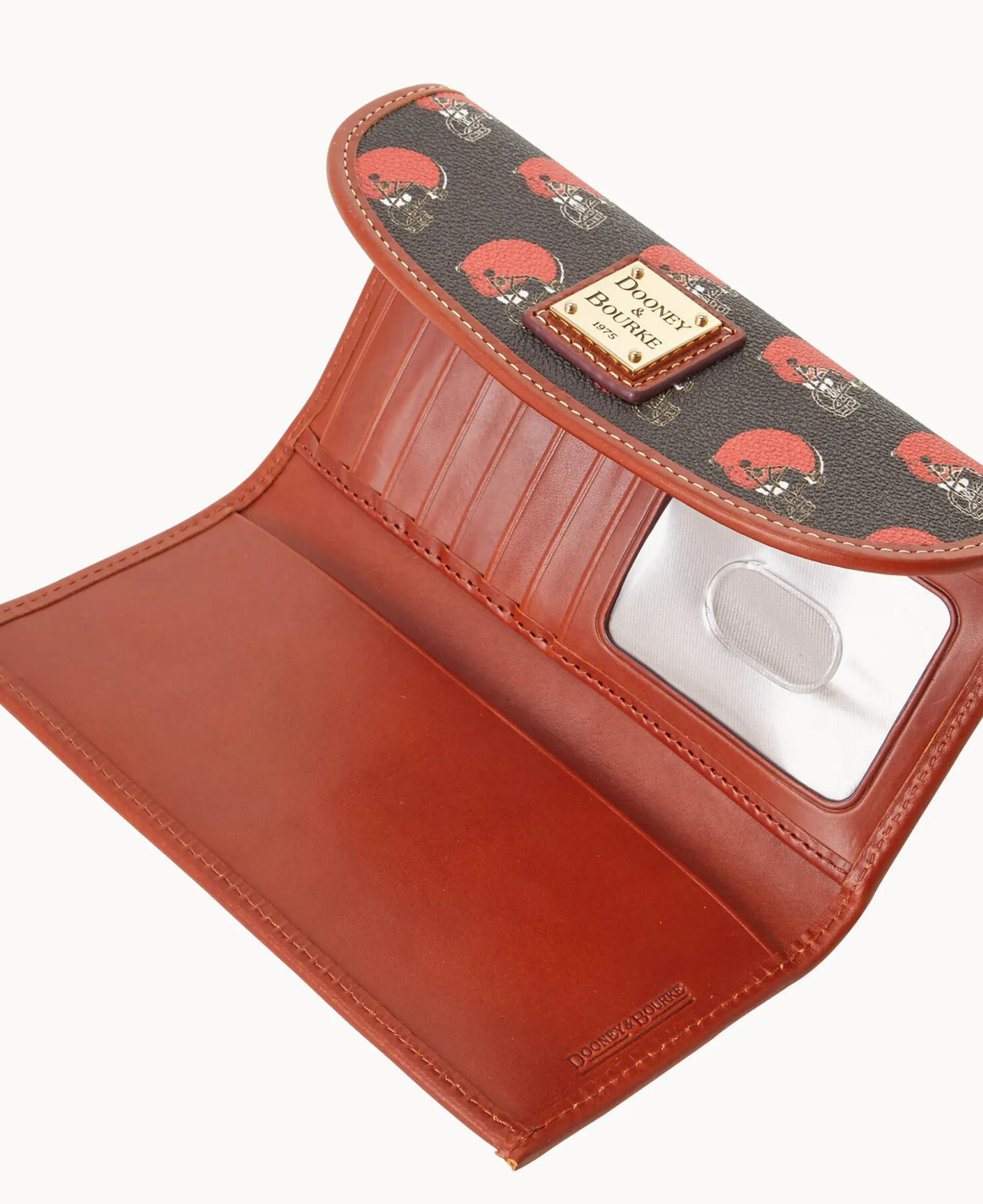 NFL Browns Continental Clutch