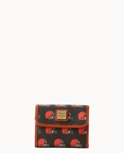 NFL Browns Flap Credit Card Wallet