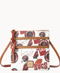 NFL Buccaneers N S Triple Zip Crossbody