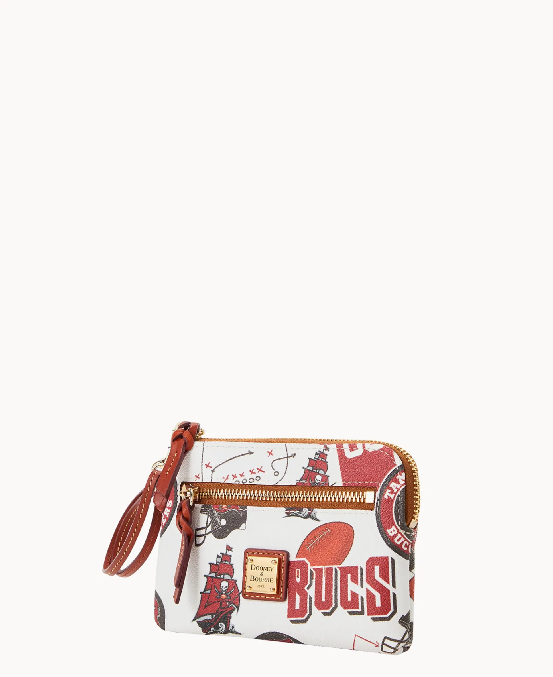 NFL Buccaneers Zip Around Wristlet