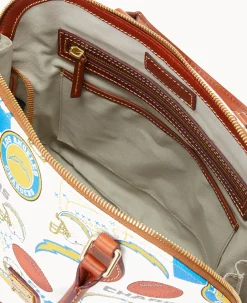 NFL Chargers Zip Zip Satchel