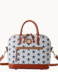 NFL Cowboys Domed Zip Satchel