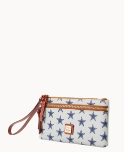 NFL Cowboys Double Zip Wristlet