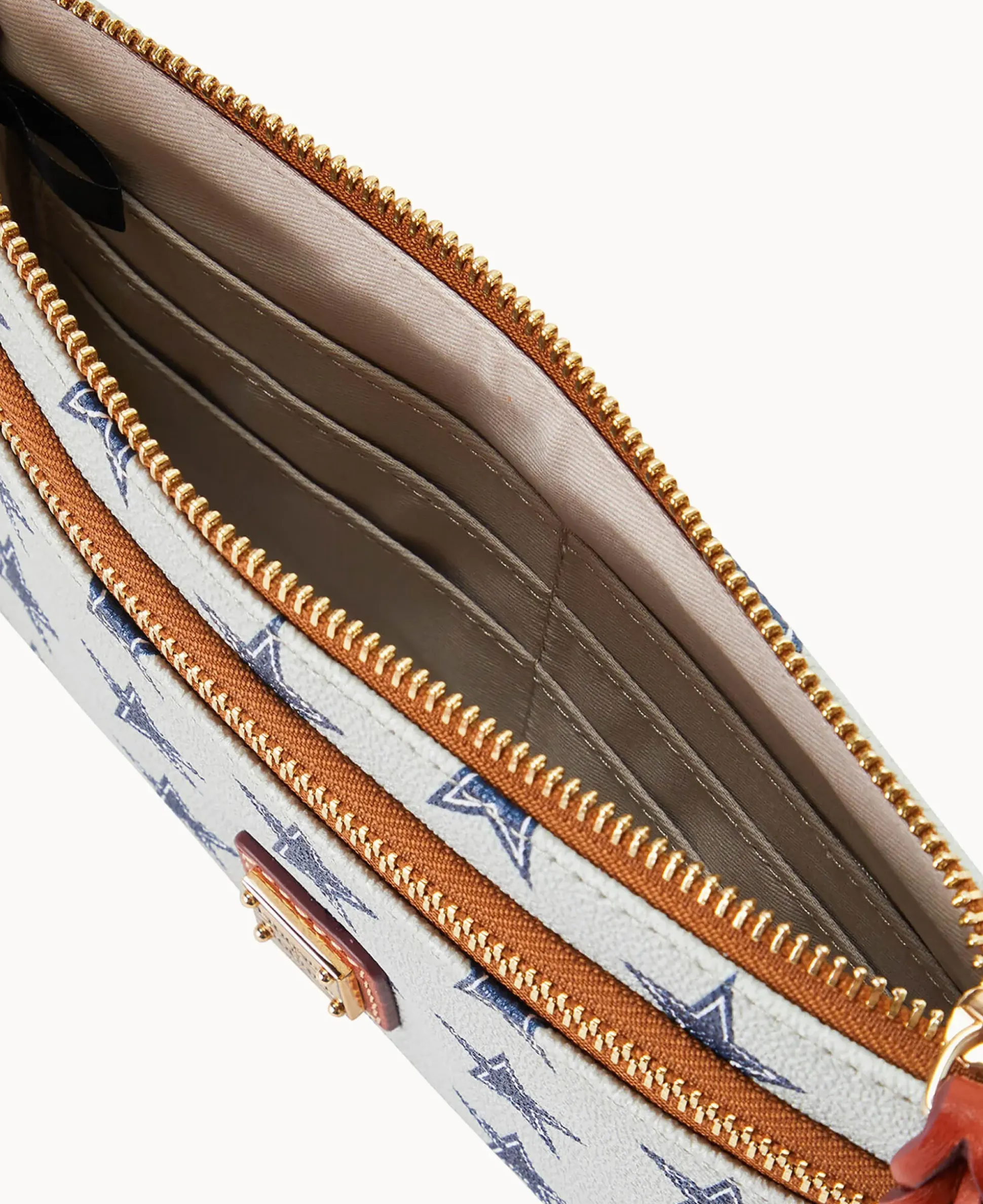 NFL Cowboys Double Zip Wristlet