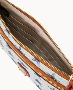 NFL Cowboys Double Zip Wristlet