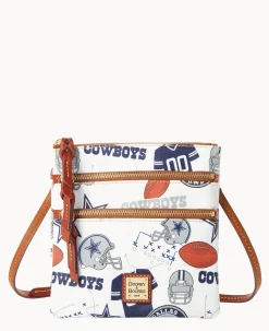 NFL Cowboys N S Triple Zip Crossbody