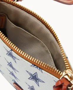 NFL Cowboys Small North South Top Zip Crossbody