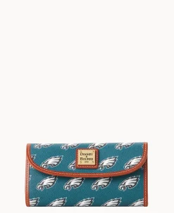 NFL Eagles Continental Clutch