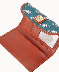 NFL Eagles Continental Clutch