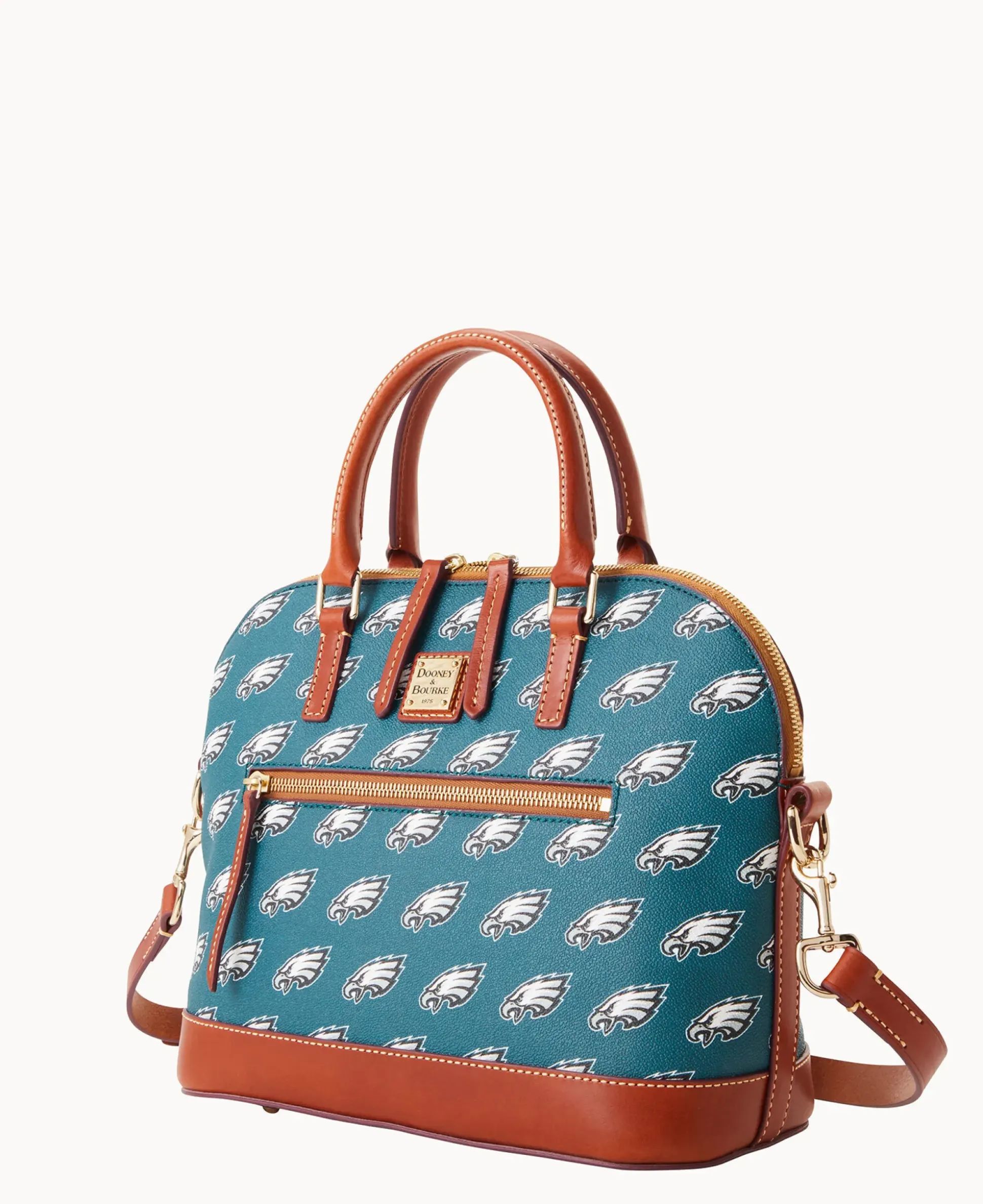 NFL Eagles Domed Zip Satchel